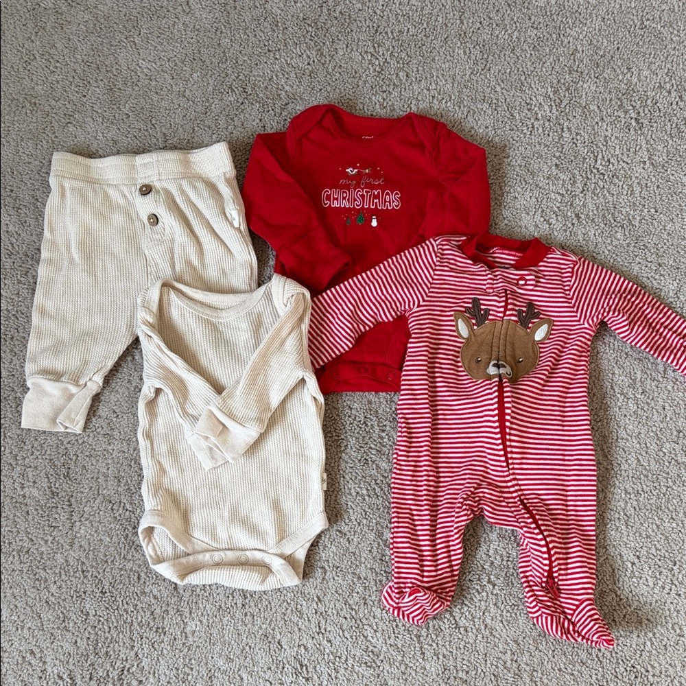 Cozy First Christmas Newborn Set